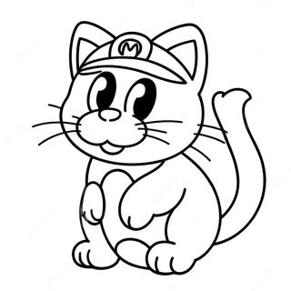 Pagina Da Colorare Di Cat Mario 12257-10027