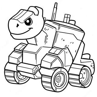 Pagina Da Colorare Di Dinotrux 12297-10059