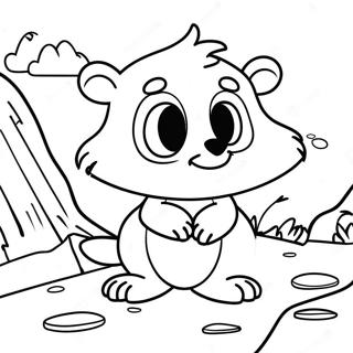 Pagina Da Colorare Di Grizzy E I Lemmings 12557-10450