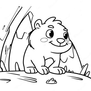 Pagina Da Colorare Di Grizzy E I Lemmings 12557-10452