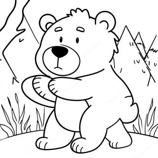 Pagina Da Colorare Di Grizzy Lorso In Azione 12558-10455