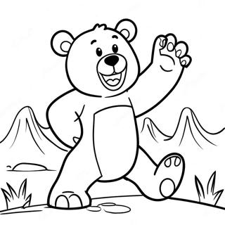 Pagina Da Colorare Di Grizzy Lorso In Azione 12558-10456