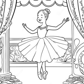 Ballerina Realistica Pagine Da Colorare