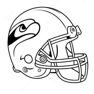 Pagina Da Colorare Del Logo Seahawks 12597-10484