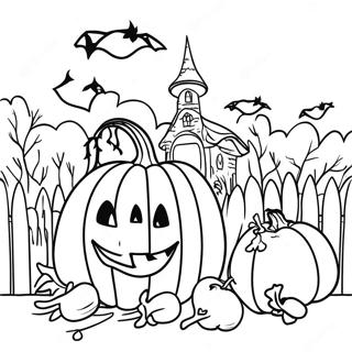 Pagina Da Colorare Di Halloweentown 12607-10491