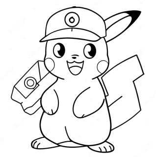 Pagina Da Colorare Di Ash Con Pikachu 12638-10517