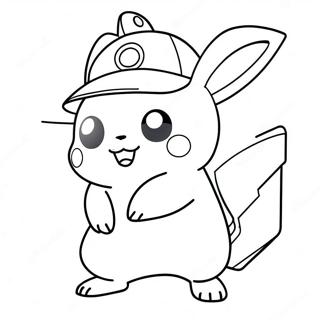 Pagina Da Colorare Di Ash Con Pikachu 12638-10519