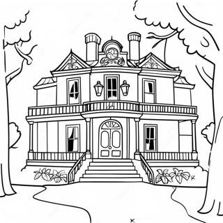 Pagina Da Colorare Della Disney Haunted Mansion 12767-10620