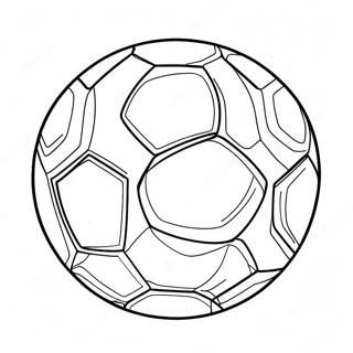 Pagina Da Colorare Del Pallone Da Calcio 13077-10863