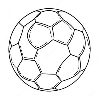 Pagina Da Colorare Del Pallone Da Calcio 13077-10864