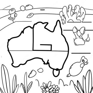 Australia Pagine Da Colorare