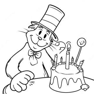 Buon Compleanno Dr Seuss Pagine Da Colorare