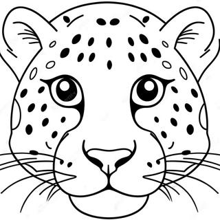 Pagina Da Colorare Di Un Leopardo 1401-1120