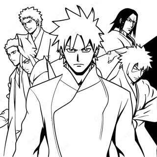 Pagina Da Colorare Personaggi Anime Di Bleach 14118-11696