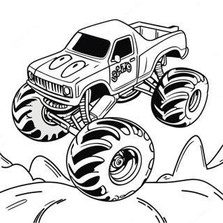 Monster Jam Pagine Da Colorare