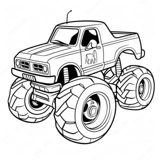 Pagina Da Colorare Monster Truck Racing 14300-11833