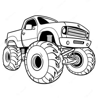 Pagina Da Colorare Monster Truck Racing 14300-11836