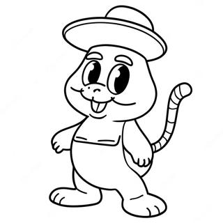 Pagina Da Colorare Di Sandy Cheeks 14929-12350