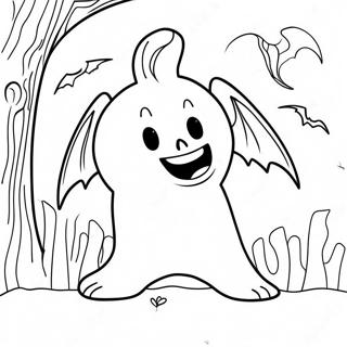 Pagina Da Colorare Di Nightmare Huggy Wuggy Spettrale 14950-12370