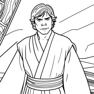 Luke Skywalker Pagine Da Colorare