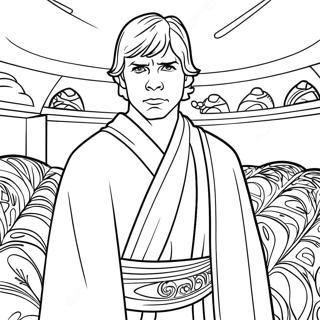 Pagina Da Colorare Luke Skywalker In Abiti Jedi 15000-12411