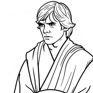 Pagina Da Colorare Luke Skywalker In Abiti Jedi 15000-12412