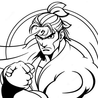 Pagina Da Colorare Street Fighter 15019-12423