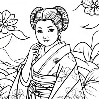 Pagina Da Colorare Mitsuri Con Kimono Colorato 15090-12651