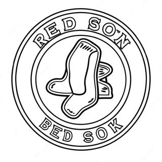 Pagina Da Colorare Logo Dei Red Sox 15119-12502