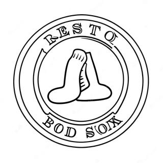 Pagina Da Colorare Logo Dei Red Sox 15119-12670