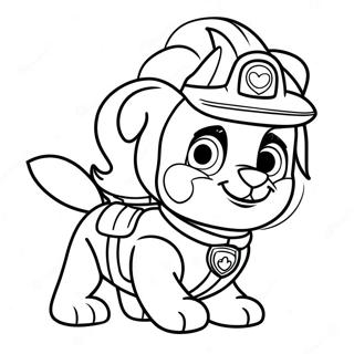 Pagina Da Colorare Di Everest Della Paw Patrol 15309-12965