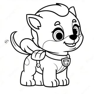 Pagina Da Colorare Di Everest Della Paw Patrol 15309-12967