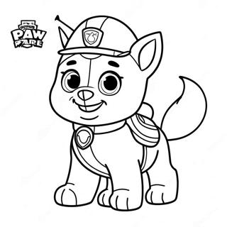 Pagina Da Colorare Dellavventura Di Everest Della Paw Patrol 15310-12970