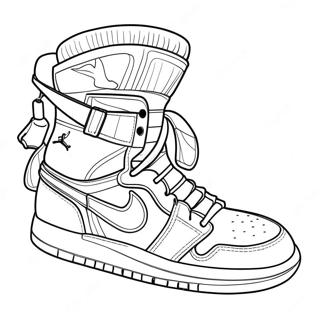 Jordan 1 Pagine Da Colorare