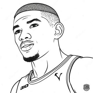 Pagina Da Colorare Di Jayson Tatum 15820-13376