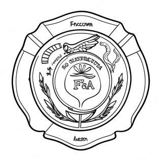 Pagina Da Colorare Del Logo Ffa 16001-13510