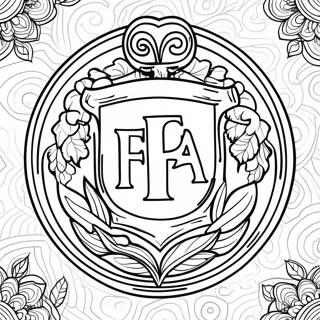 Pagina Da Colorare Del Logo Ffa 16001-13512