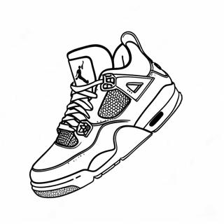 Pagina Da Colorare Delle Scarpe Jordan 4 1601-1278