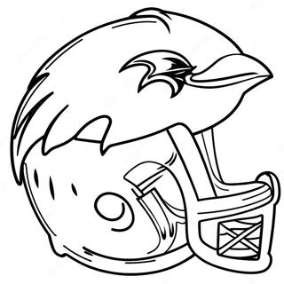 Pagina Da Colorare Del Logo Dei Baltimore Ravens 16171-13646