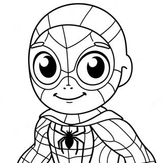 Pagina Da Colorare Del Baby Spiderman 16382-13807