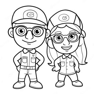 Pagina Da Colorare Di Blippi E Meekah 16402-13823