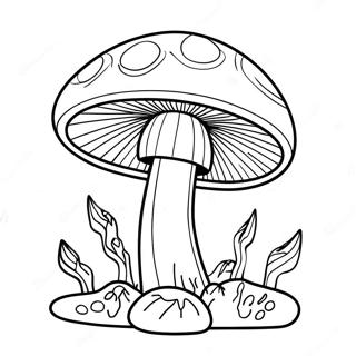 Pagina Da Colorare Del Super Mushroom Power Up 16523-13923