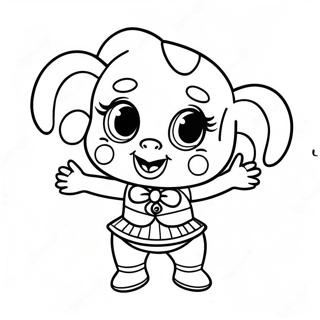 Pagina Da Colorare Circus Baby In Azione 16843-14186