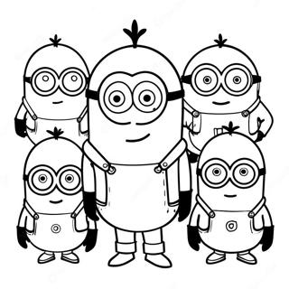 Minions L'ascesa Di Gru Pagine Da Colorare