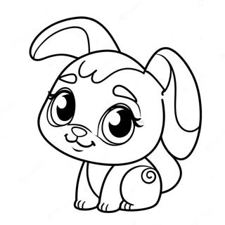 Pagina Da Colorare Cucciolo Adorabile Di Littlest Pet Shop 16973-14290