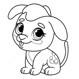 Pagina Da Colorare Cucciolo Adorabile Di Littlest Pet Shop 16973-14292