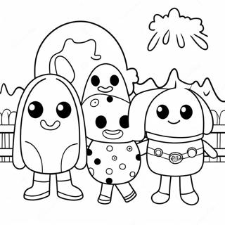 Hey Duggee Con Amici Pagina Da Colorare 17224-14482