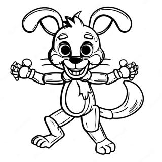 Pagina Da Colorare Mangle Fnaf In Azione 17455-14657