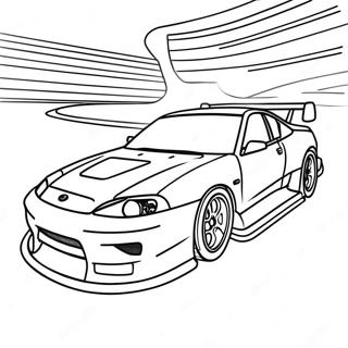 Pagina Da Colorare Di Drift Car Racing 17534-14720