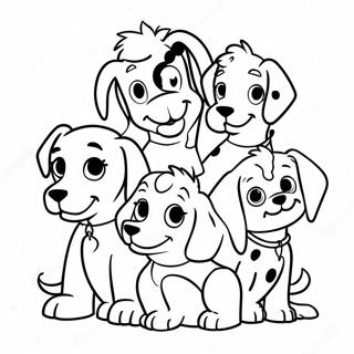 Cuccioli Amici Da 101 Dalmatians Pagina Da Colorare 18116-15177